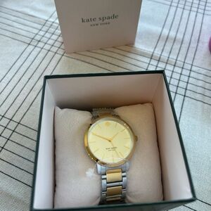 Kate Spade gramercy two-tone bracelet watch, 38mm